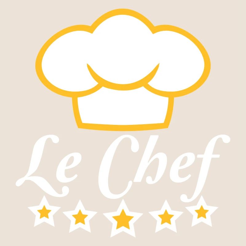 Le Chef toque de chef de cuisine 5 étoiles