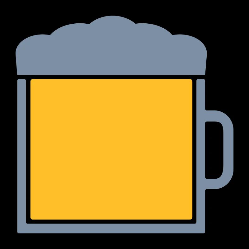 Icon Logo Large Beer Glass