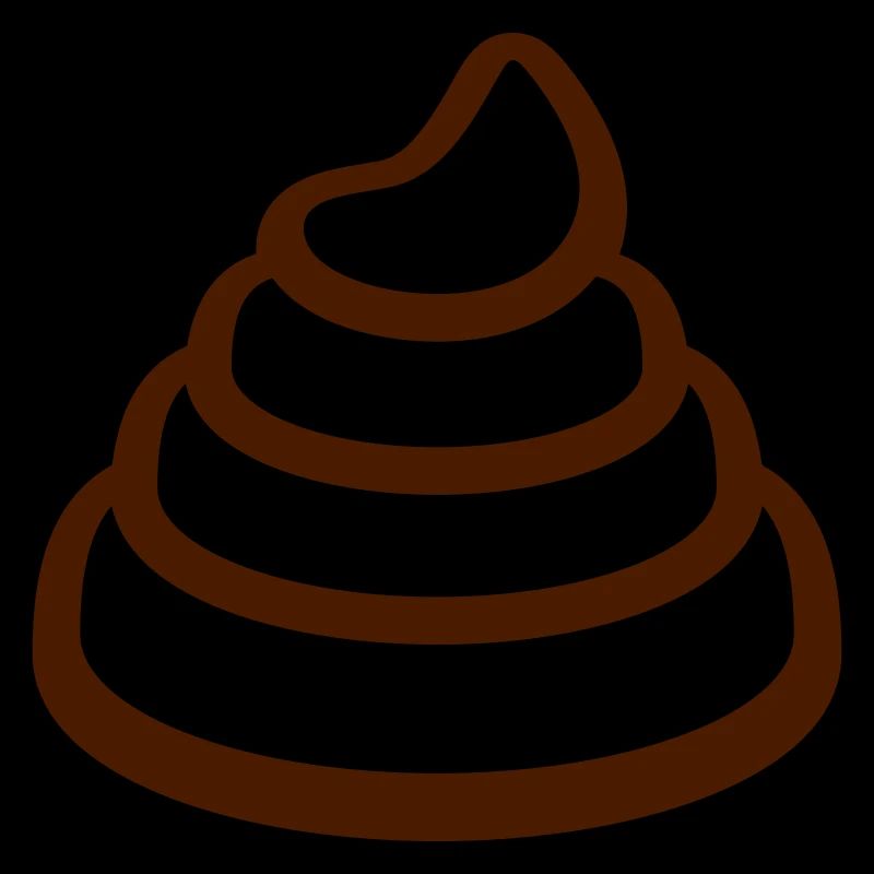 Gros tas de caca dégoûtant