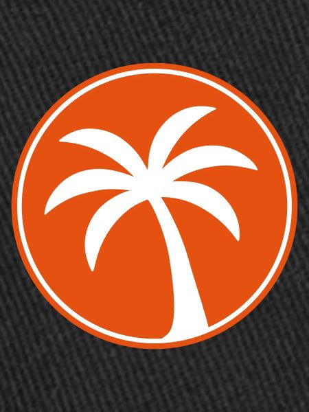 Palm tree icon beach