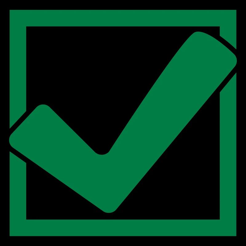 Viereckiges Haken Logo