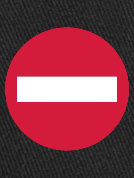 panneau sens interdit 0