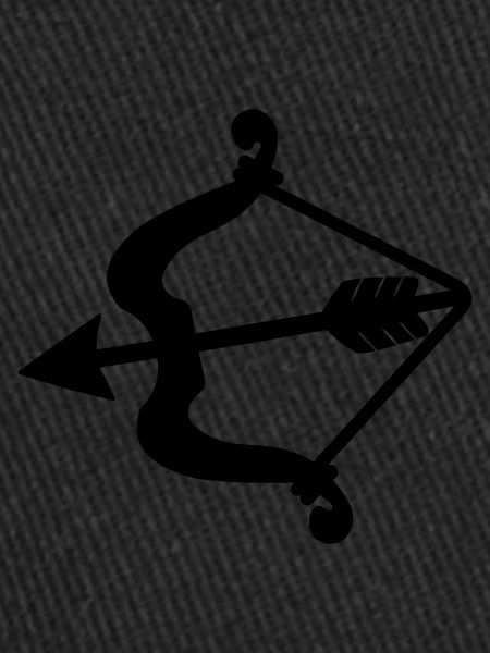 Cupidon arc et flèche.