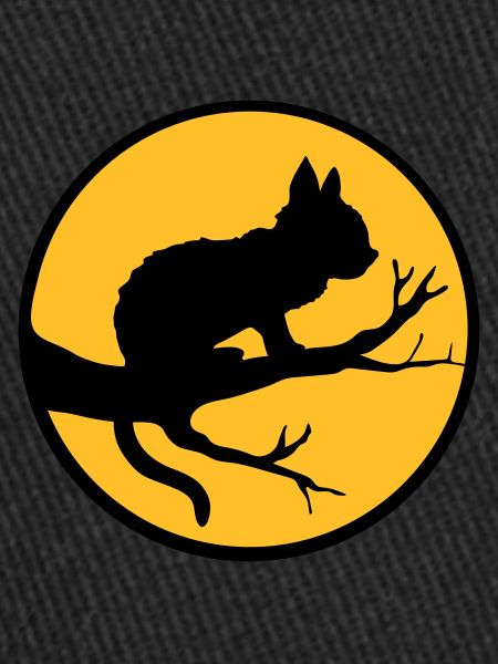 Black Cat Moon Tree