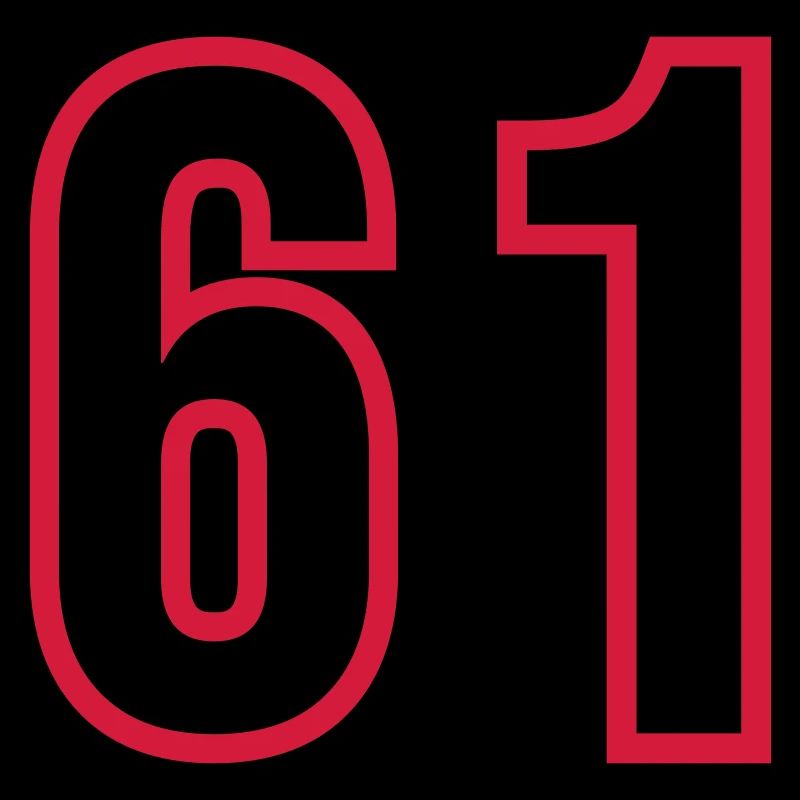 61 Number Years Jersey
