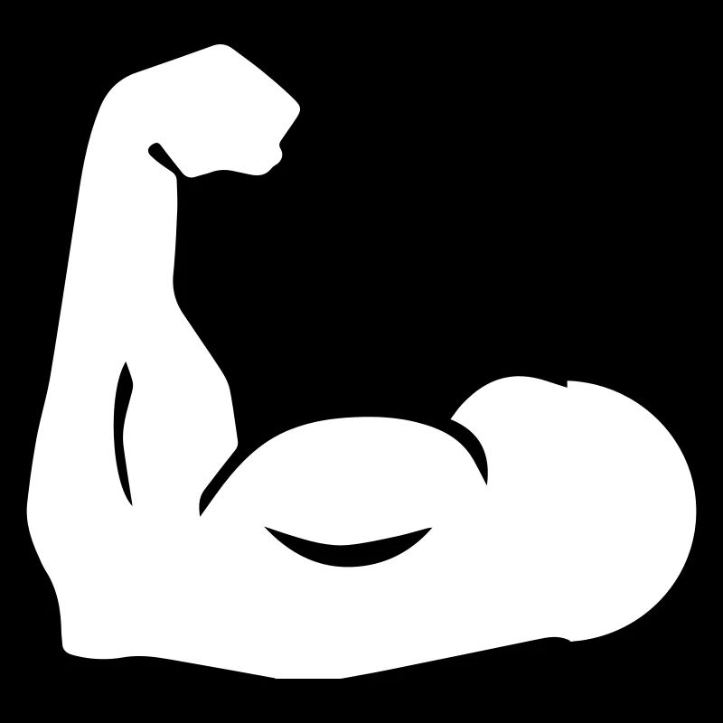 Muscles dumbbell icon