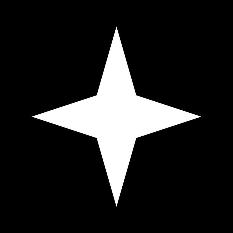 stern 4 zacken 2 farbig