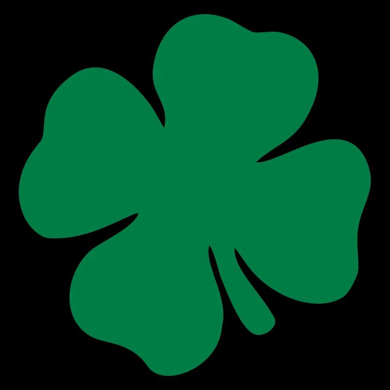 Trèfle complètement vert