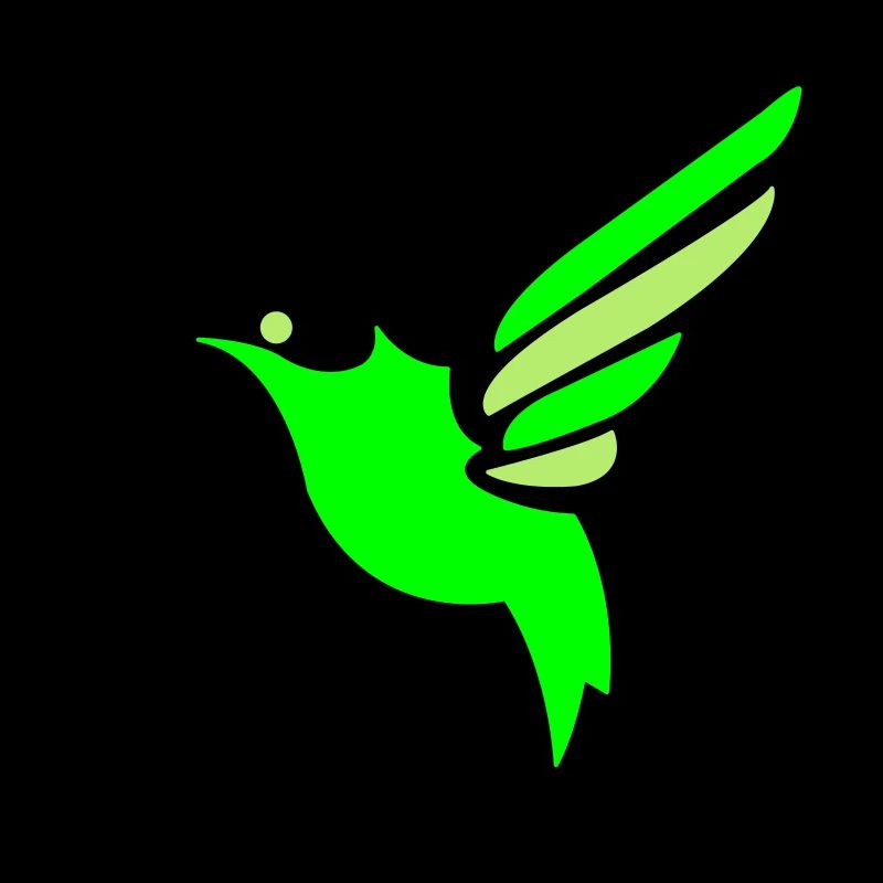 kolibri vogel silhouette