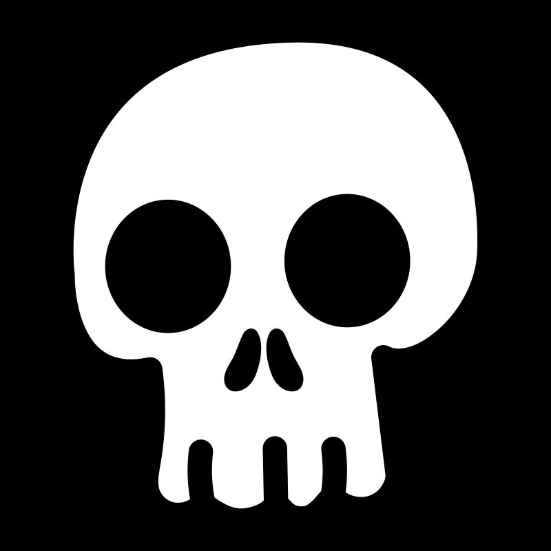 Tête de mort Doux Kawaii