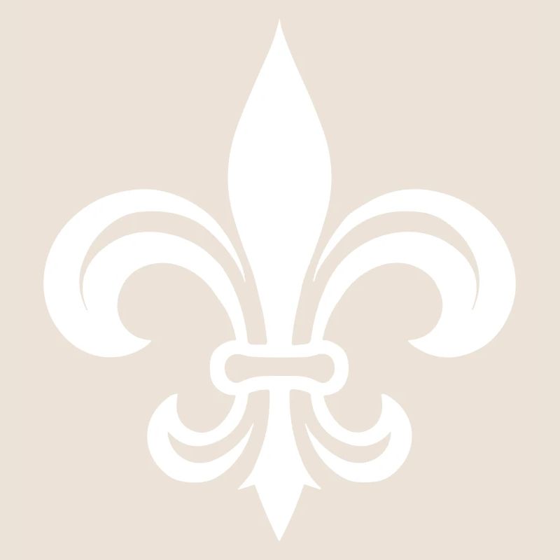 Fleur de lis Logo der Königin