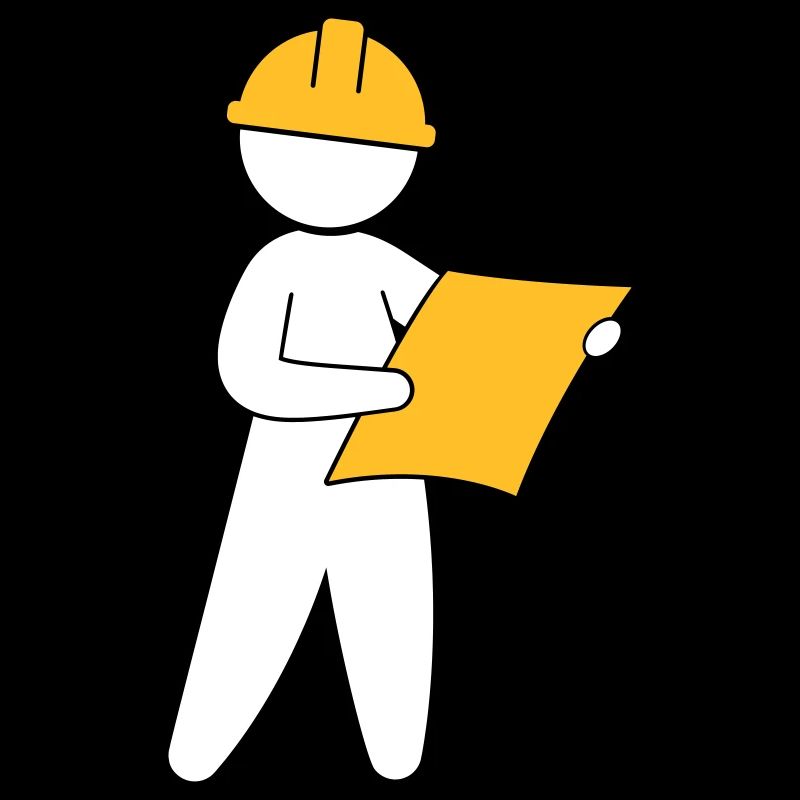 Un ingénieur sur un chantier de construction