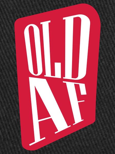old AF Text Logo
