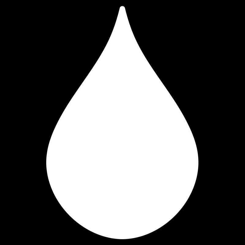 Symbole de logo drop shape