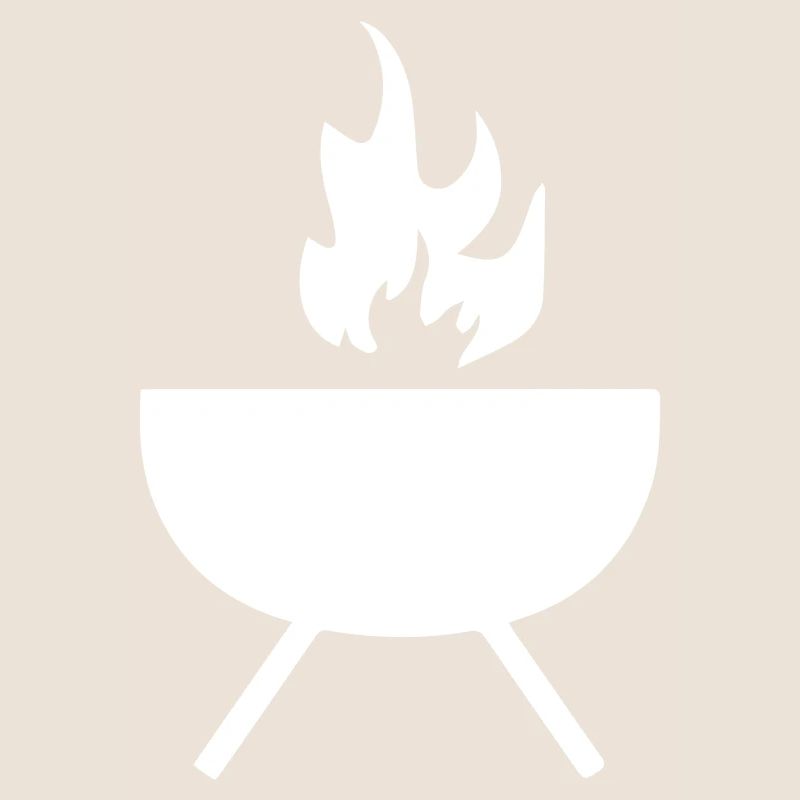 Symbole d’icône de gril