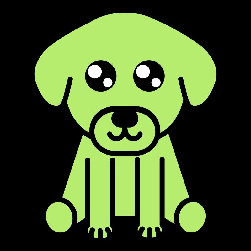 Mignon chien motif
