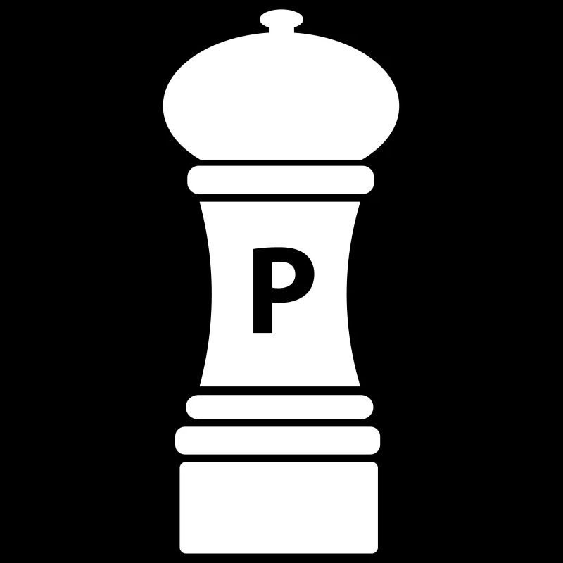 Black pepper mill / gift idea
