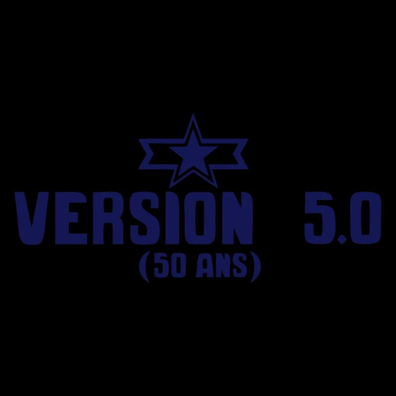 50 ans version anniversaire etoile