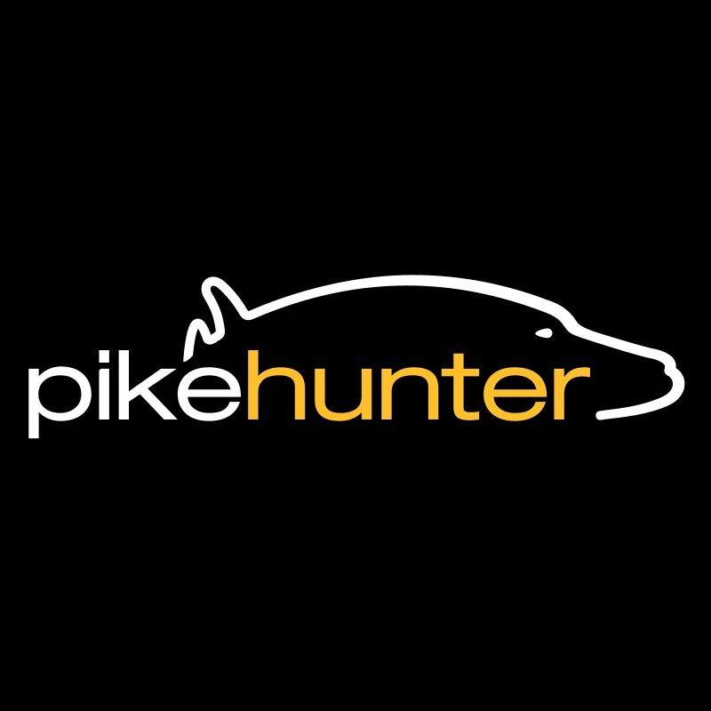 Pike Hunter-kleiner Logo-Branding