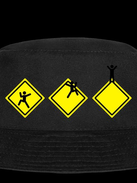 climbing roadsigns
