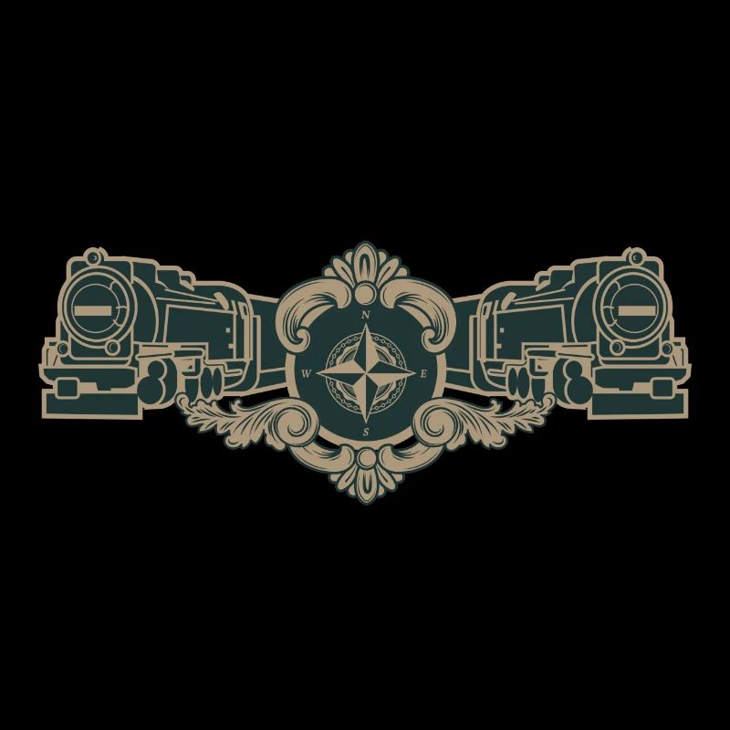 vinted retro railway logo