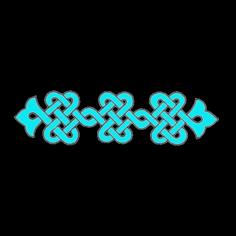 ornement complexe, turquoise