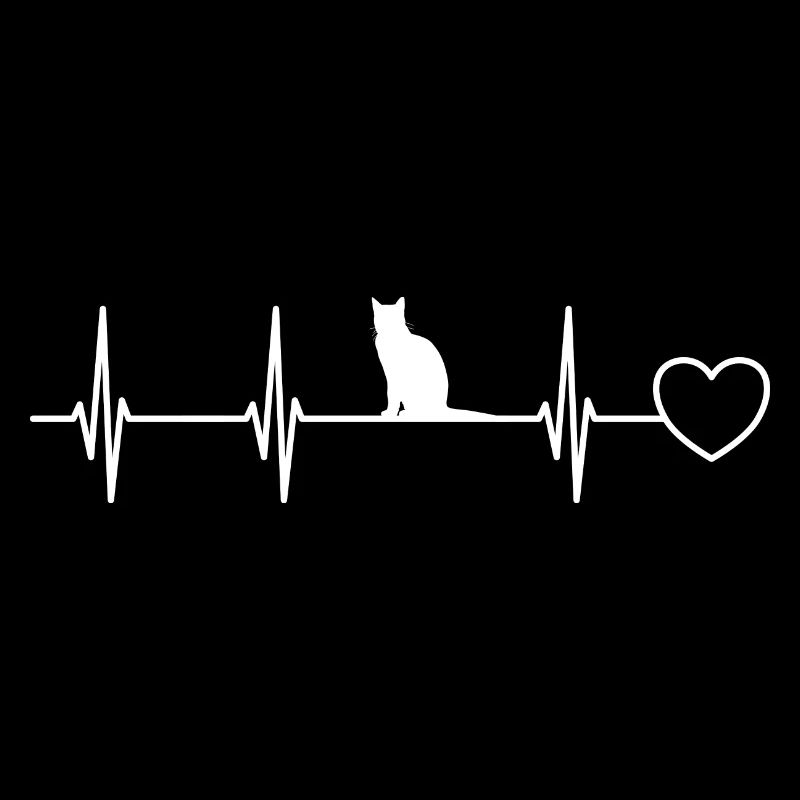 Herzschlag Katze Herz