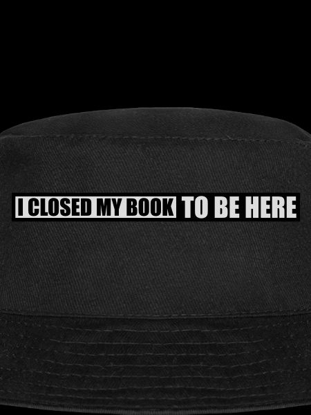 I closed my book