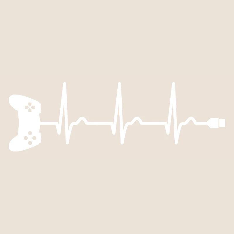 ECG - Heart Curve - Pulse - Gamer - Controller