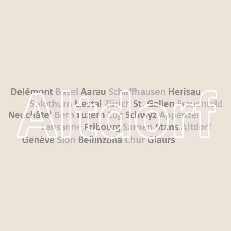 Schweizer Städte Altdorf