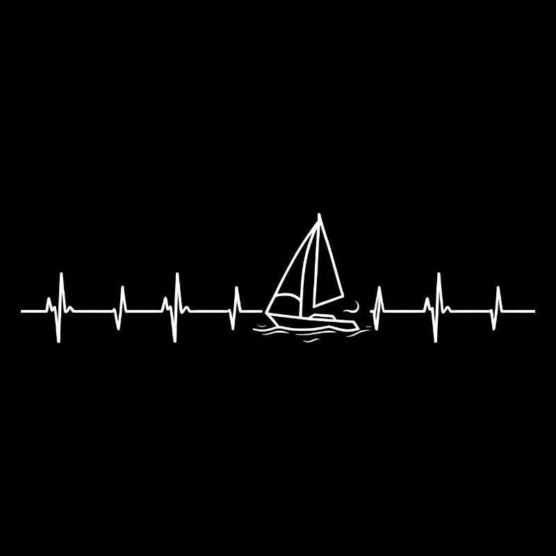 Herzschlag Segelboot