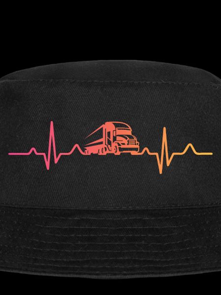 Trucker Sunset Heartbeat Trucker