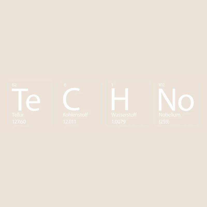 Techno Rave Chemie Elemente