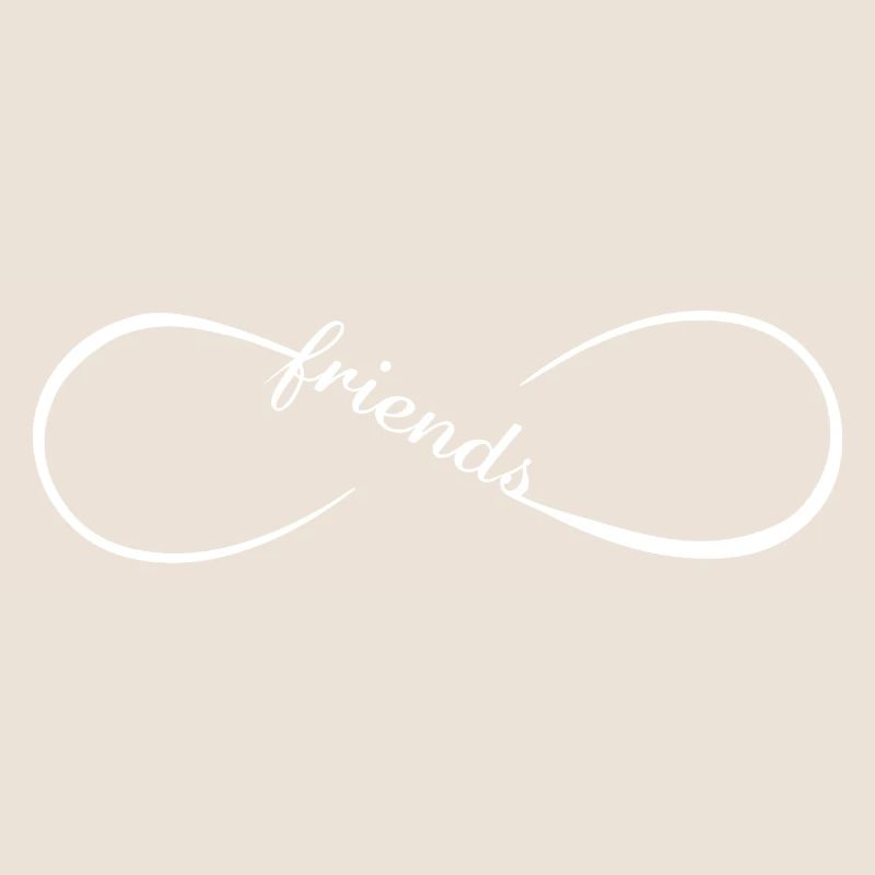 FatMonkey Designs Infinity Friends white