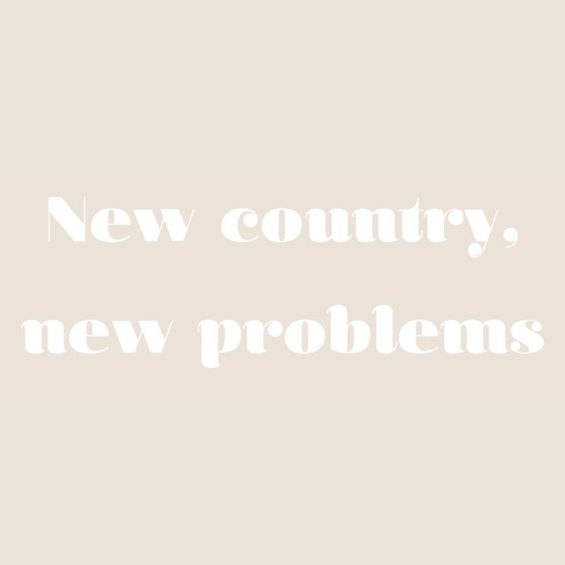 Emigration Problems Saying English