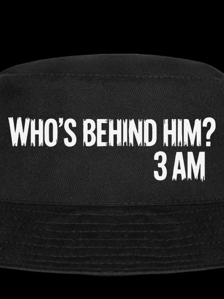 BEHIND HIM