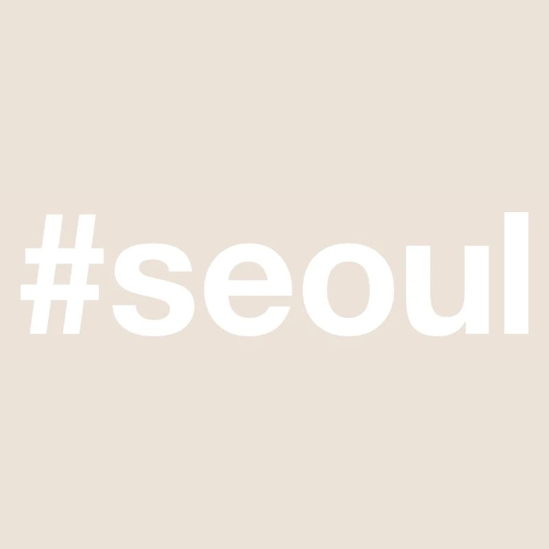 SEOUL Hashtag Corée