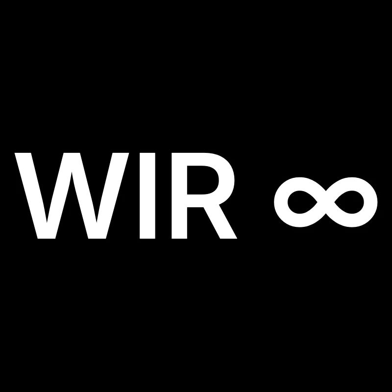 WIR Unendlich – Minimalistisches Design