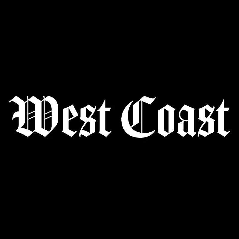 West Coast Hip Hop Rap West Side Geschenk