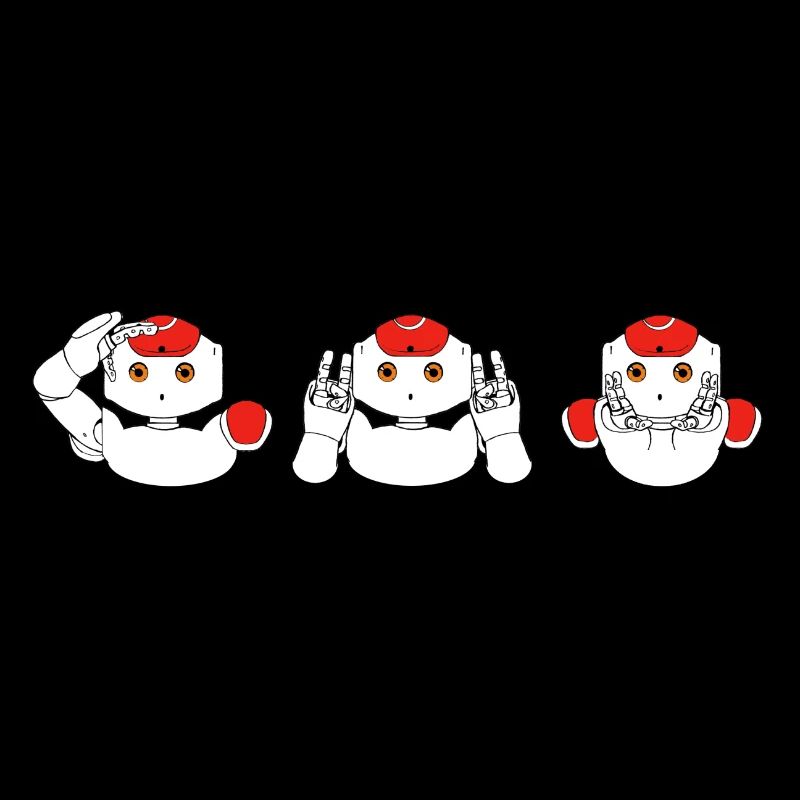 les robots n’entendent pas, ne voient pas et ne restent pas silencieux