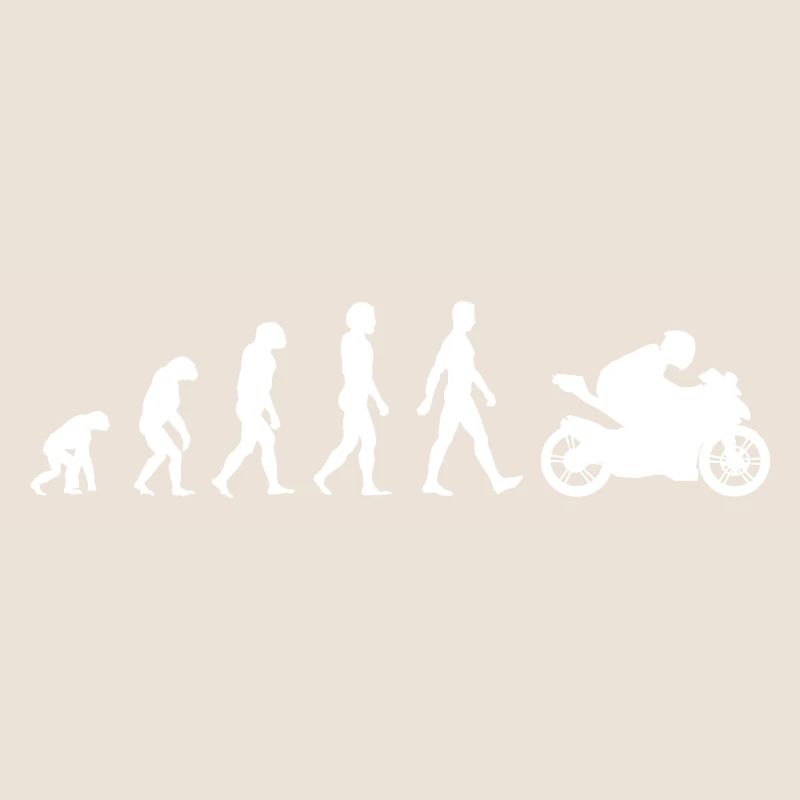 Motorrad Biker Motorradfahrer Evolution