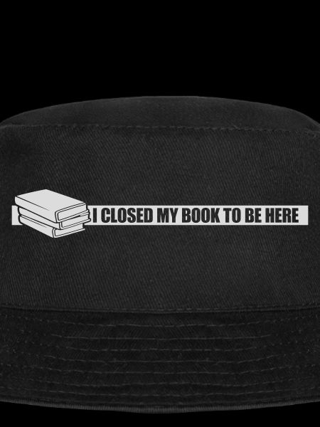 I closed my book
