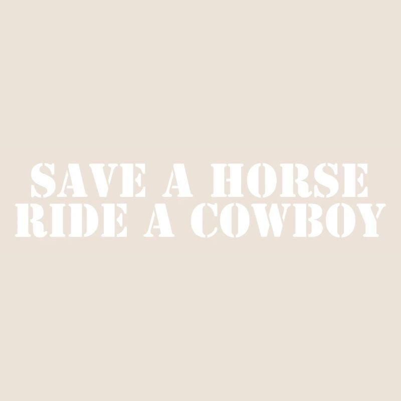 Rette ein Pferd Reiten Sie einen Cowboy