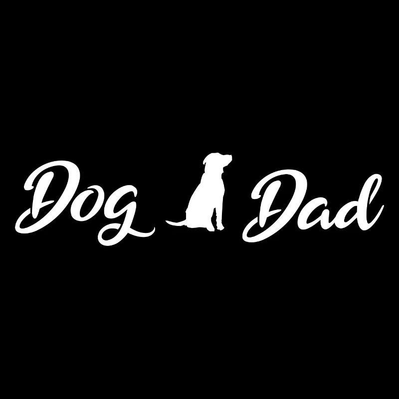 Dog Dad White