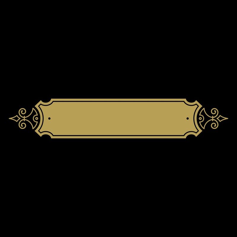 blank shield gold frame | Vectorgraphic
