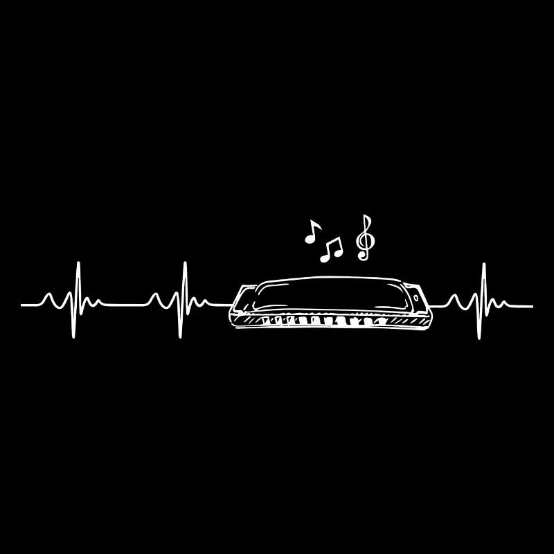 Harmonica Instrument à vent amant Heartbeat Lifeline