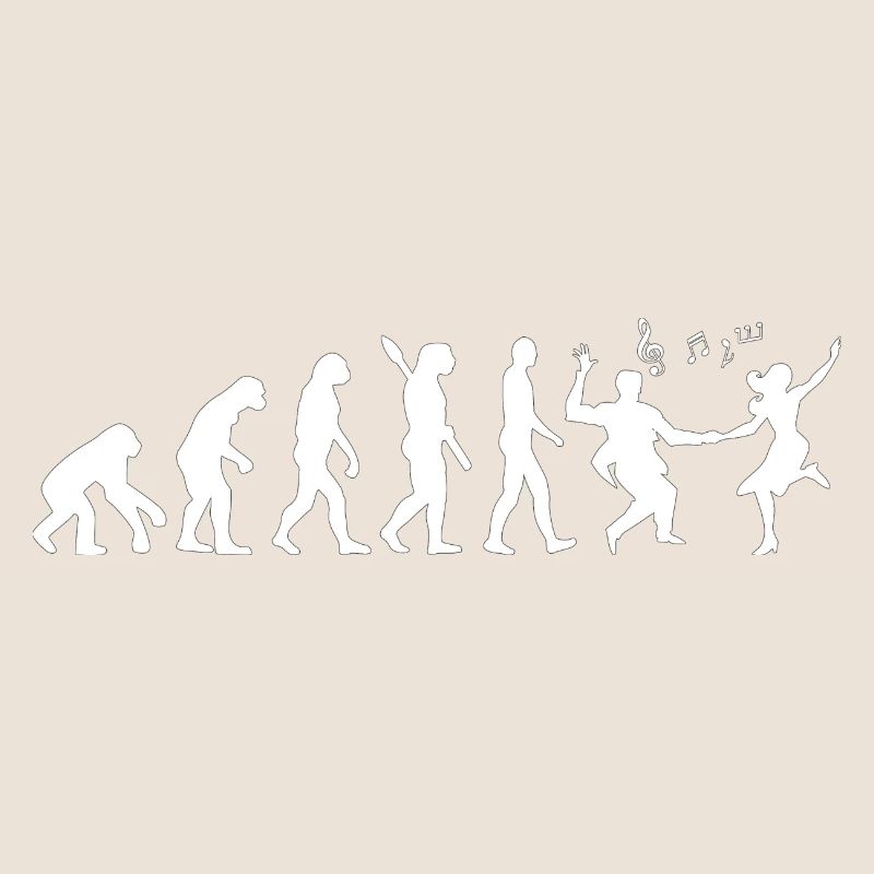 Darwin Evolution to Swing - White