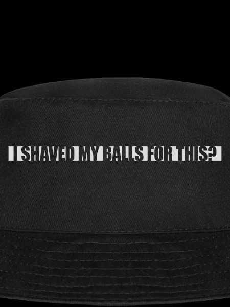 I shaved my balls