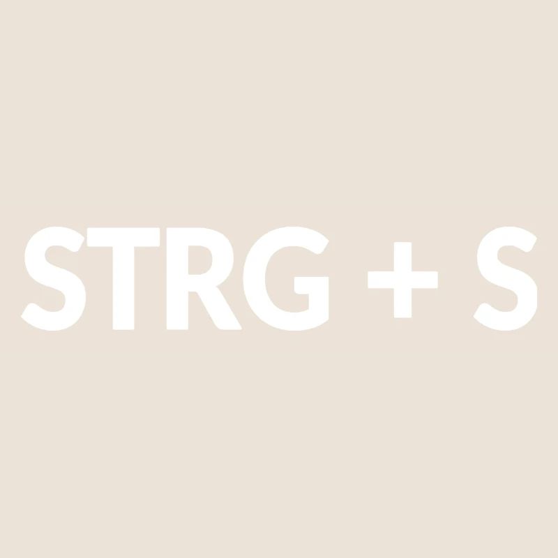 Enregistrer CTRL+S