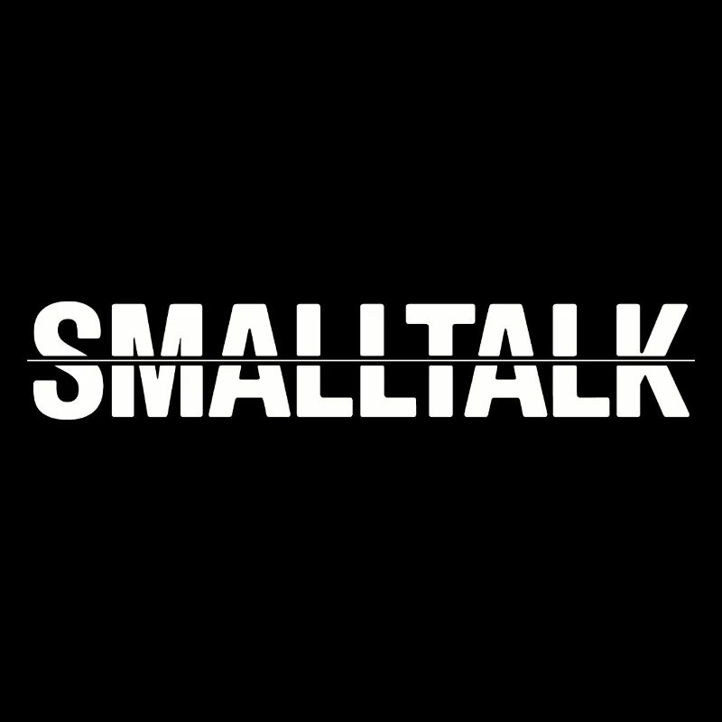 (NO) Smalltalk Schriftzug